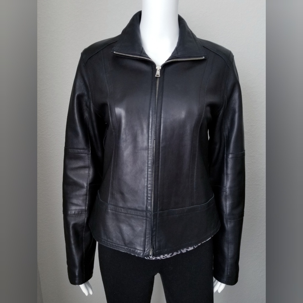 ANDREW MARC genuine leather ladies jacket
